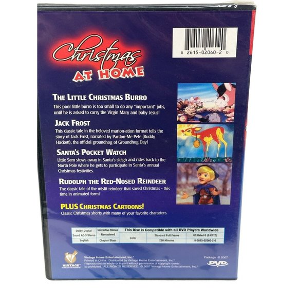 Vintage Movie Classics Christmas At Home DVD New - Picture 2 of 6